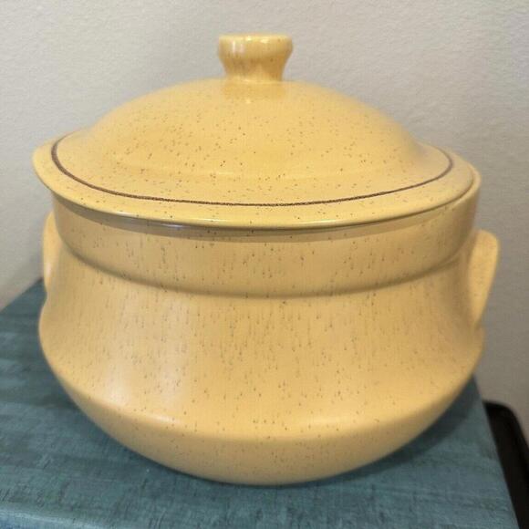 Miracle Maid Pottery Craft Butterfly 4 Qt Soup Stew Pot Dish Ovenware  8”‎ X 5” - Picture 5 of 5